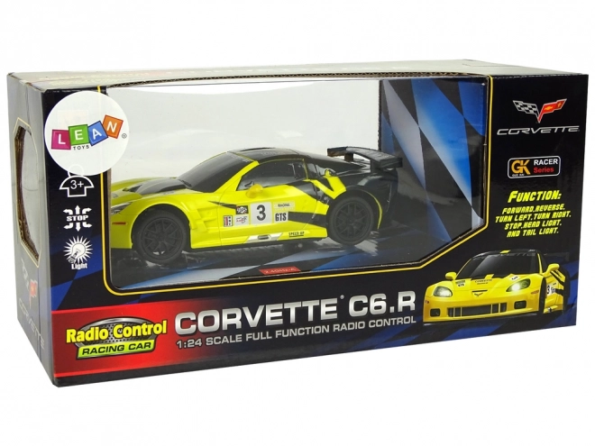 Zubehör Sportwagen R/C Modellauto Gelb CORVETTE C6.R