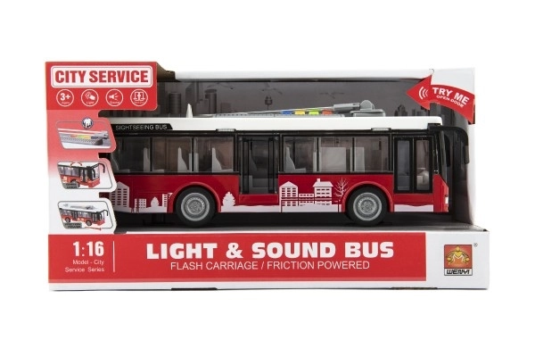 Stadtbus Spielzeug mit Licht & Sound