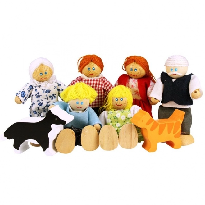 Bigjigs Toys Puppenhausfamilie Set