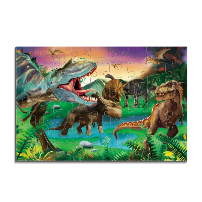 Maxi-Puzzle mit Dinosauriern