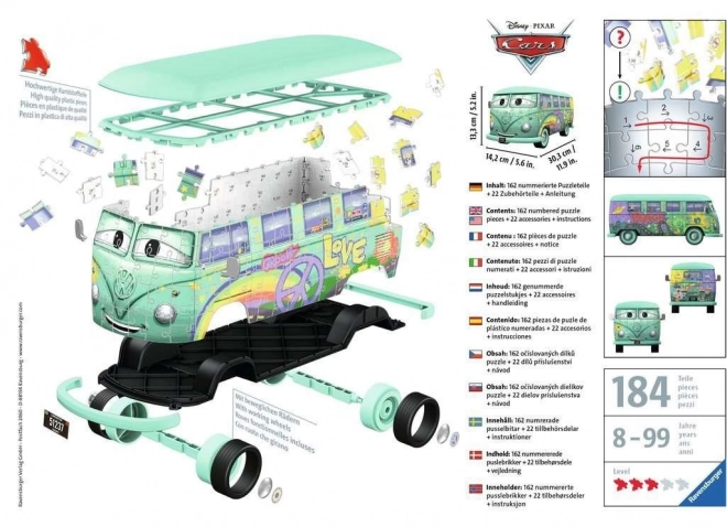 Ravensburger 3D Puzzle Autobus Volkswagen T1 Fillmore