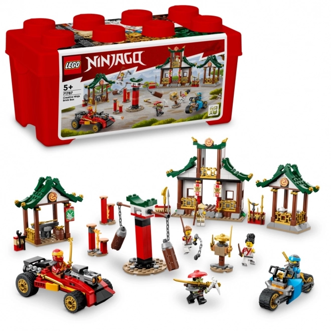 Kreatives LEGO NINJAGO Ninja-Baustein-Set