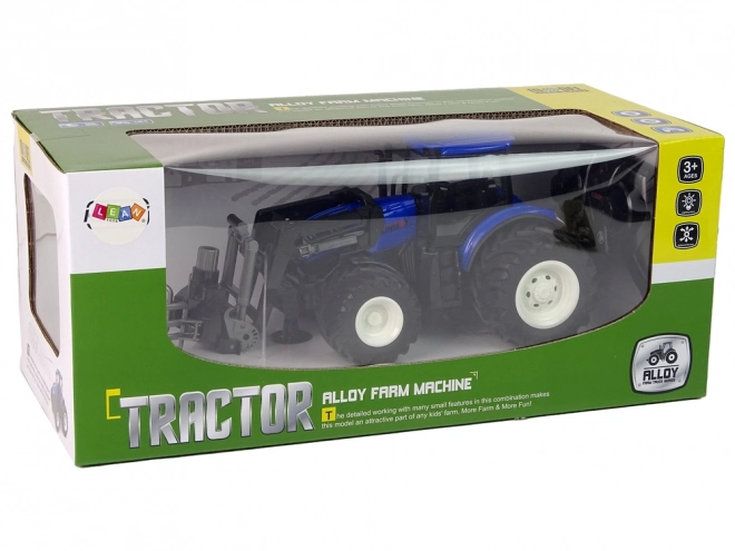 Ferngesteuerter Traktor mit Greifer Blau