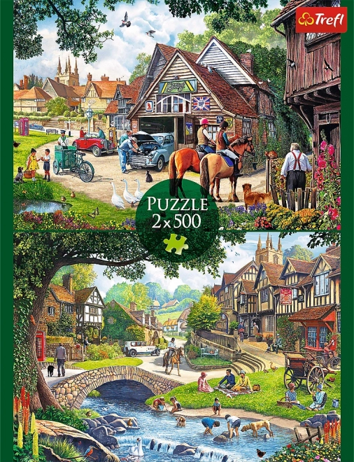 Sielankisches Leben Puzzle-Set