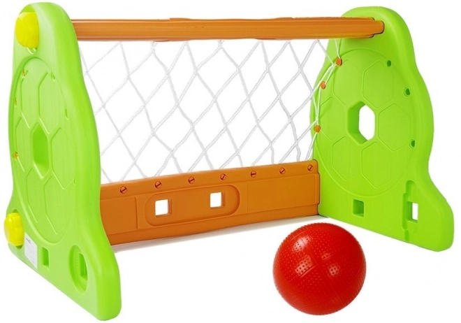 Fußballtor für Kinder - Grün-Orange