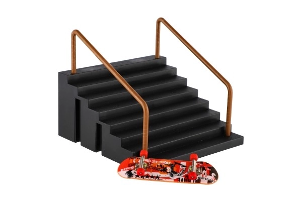 Finger-Skateboard Set mit Treppe und Geländer