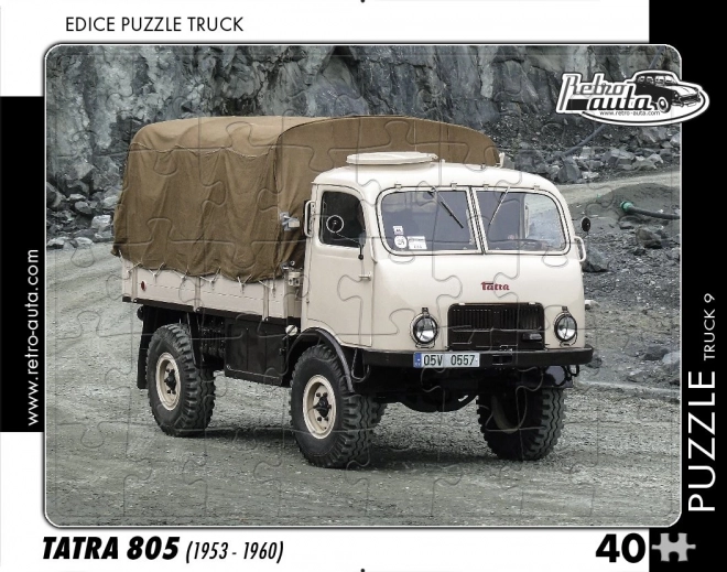 Retro-Puzzle LKW Tatra 805