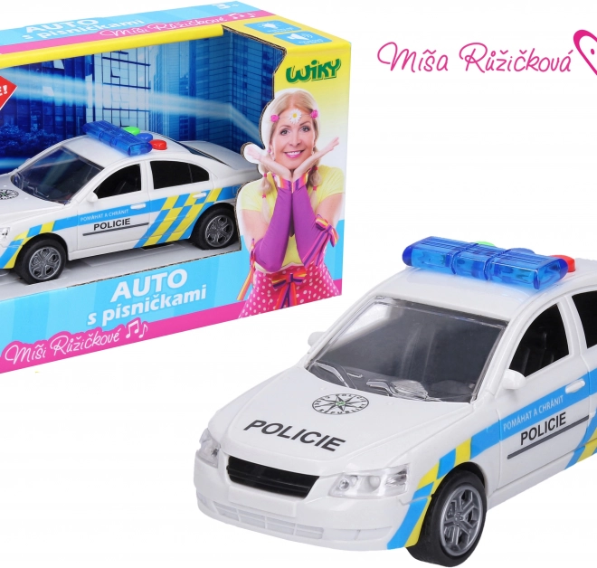 Polizeiauto mit Effekten 15,5 cm - Míša Růžičková