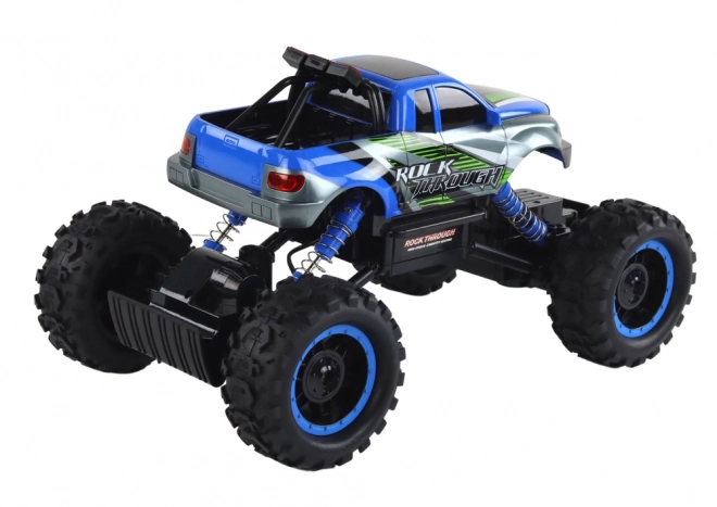 Zuverlässiges ferngesteuertes Offroad-Auto Blau 1:14