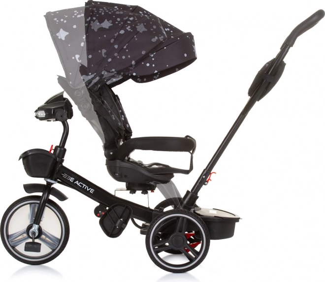Chipolino Dreirad mit Verdeck Be Active 2-in-1 Obsidian
