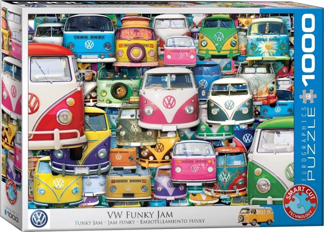 Eurographics Puzzle Volkswagen Bus: Funky Jam 1000 Teile