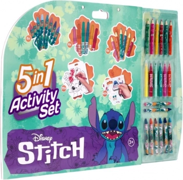 Malkasten 5-in-1 mit Stitch-Motiv