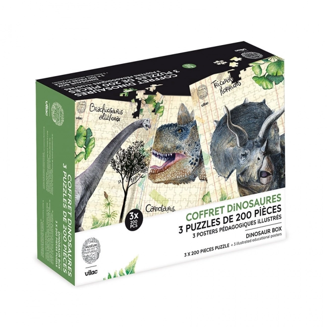 Vilac Dinosaurier Puzzle-Set