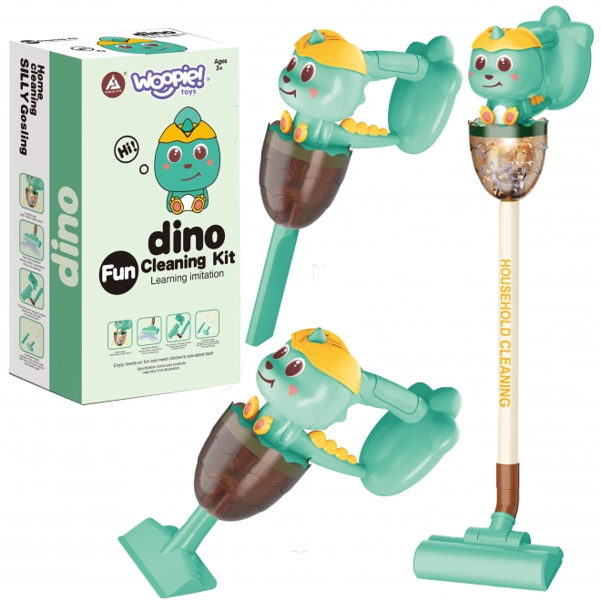 Interaktiver Staubsauger Dino 3-in-1 mit Licht und Sound