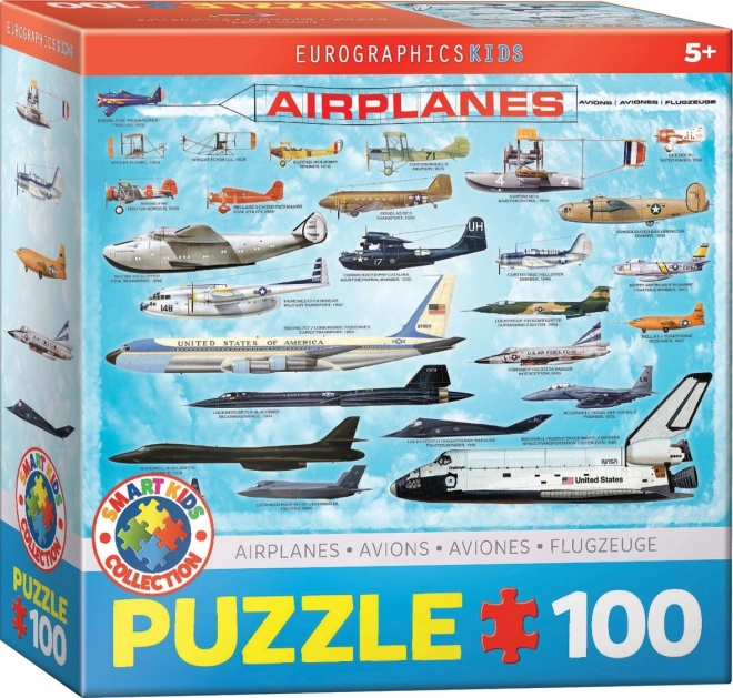 Eurographics Flugzeug Puzzle 100 Teile