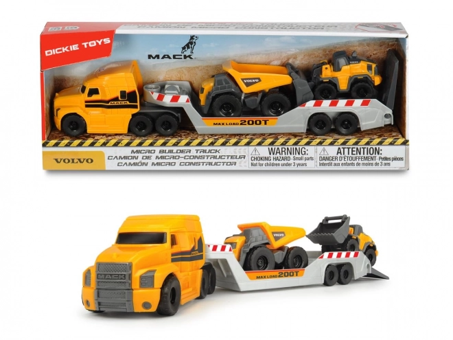 Volvo Micro Builder Spielzeugfahrzeuge Set