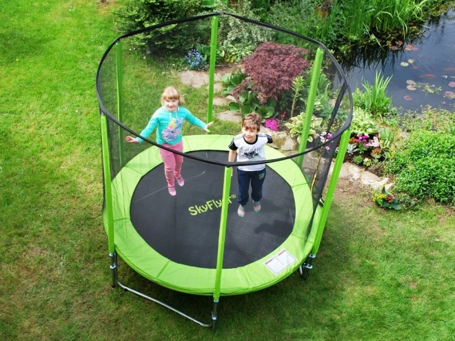 Trampolin SkyFlyer Ring 2in1 180cm mit Leiter