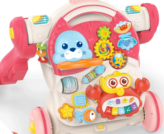 Multifunktionales interaktives Lauflernwagen 4-in-1 WOOPIE für Kinder