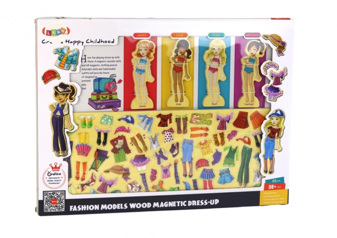 Magnetische Puppen Outfit Puzzle Set