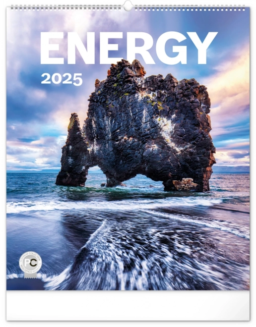 Notique Wandkalender Energie 2025