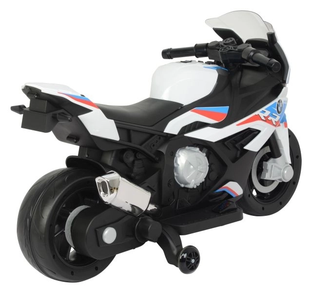 Elektrisches Motorrad für Kinder BMW S1000RR Weiß