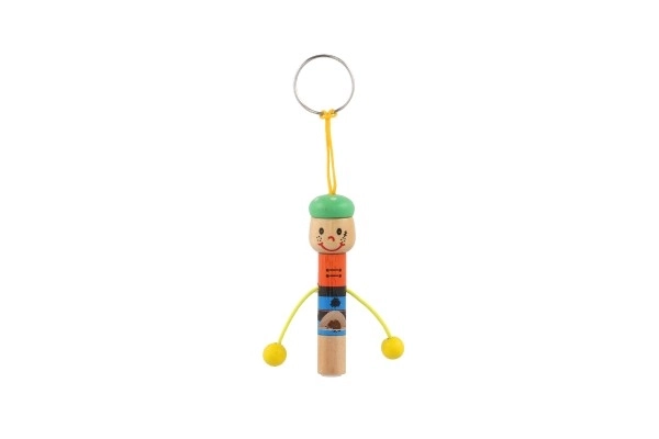 Holzpuppe Pfeife mit Schlaufe