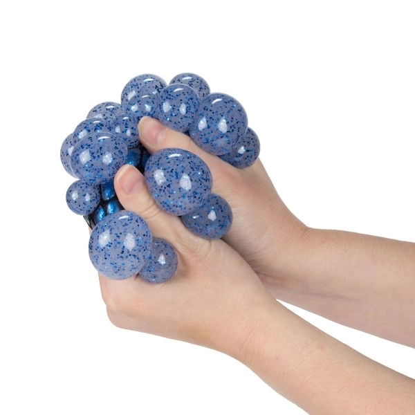 Antistressball mit Glitzer in 4 Farben