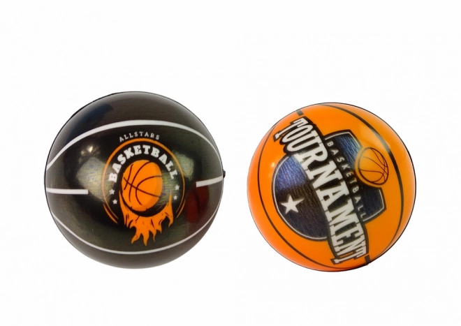 Weicher Ball 7 cm Schwarz Orange