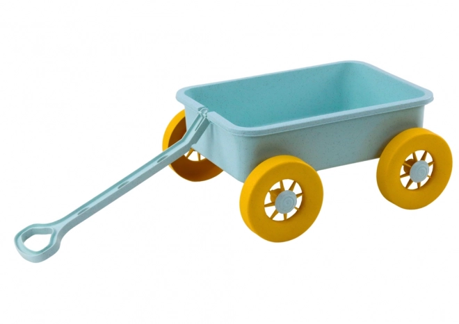 Spielzeugwagen für Sand in Pastell Türkis