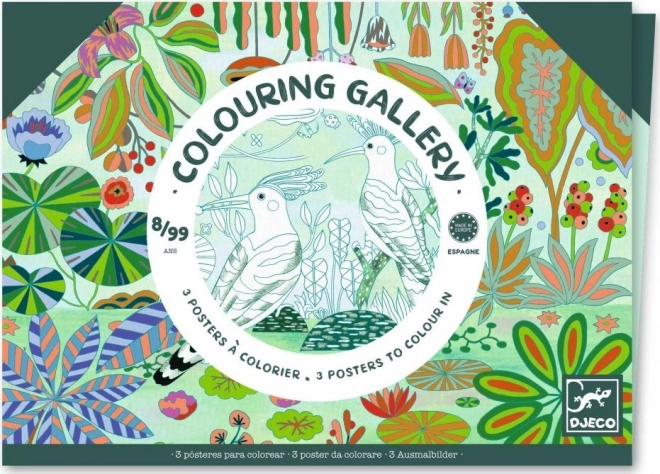 DJECO Ausmalgalerie Wildnis