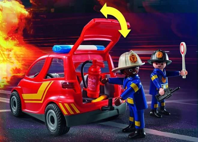 Kleiner Feuerwehrwagen City Action Spielfiguren Set