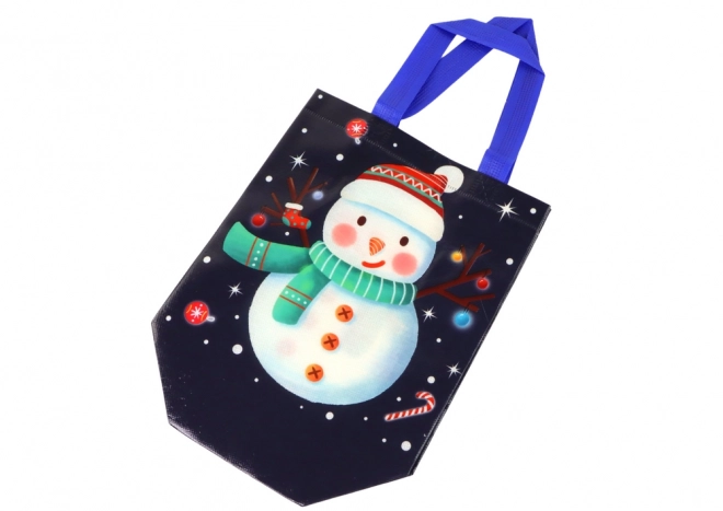 Geschenktasche mit Schneemann-Motiv