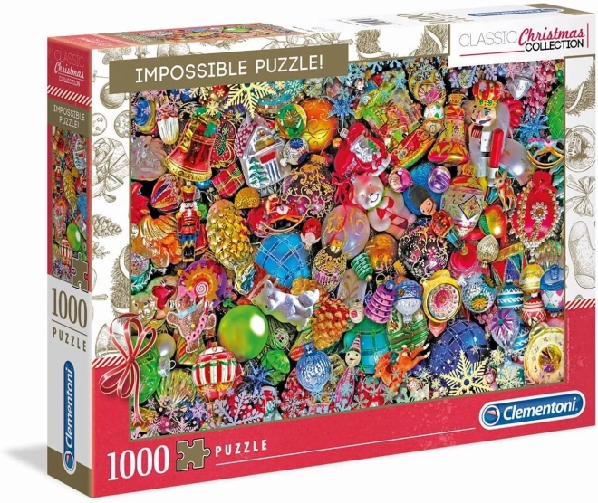 Clementoni Puzzle Impossible Glitzernde Weihnachten 1000 Teile