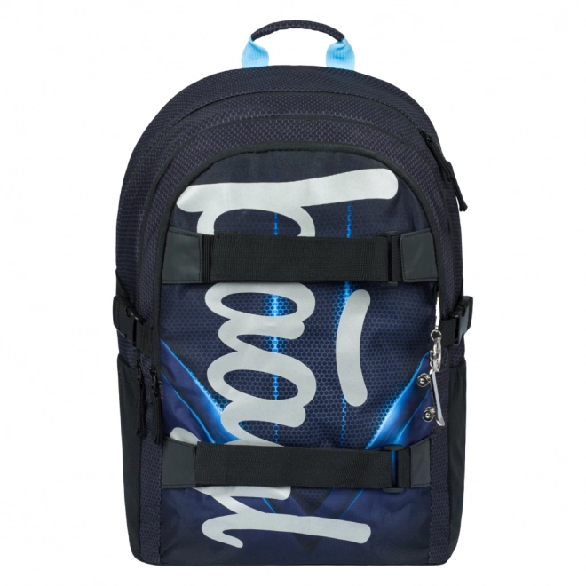 Schulranzen Set Skate Blaulicht: Rucksack, Federmappe, Turnbeutel