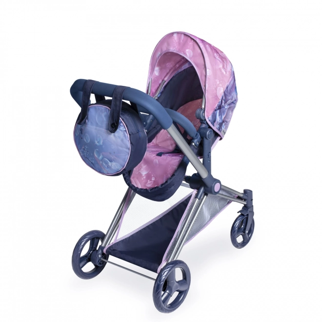 Decuevas Faltbarer 3-in-1 Puppenwagen mit Tasche Magic Bubble 2024