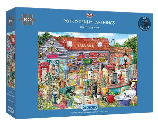 Gibsons Puzzle Schätze und Trödel 2000 Teile