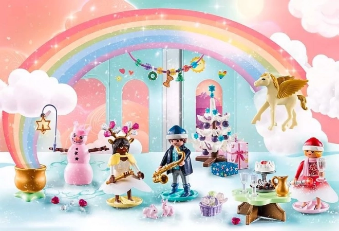 Playmobil Adventskalender Regenbogen Weihnachten