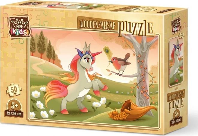 Art Puzzle Holzpuzzle Niedliches Pony