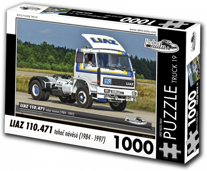 Retro-Auta Puzzle Liaz 110.471 Sattelzug 1000 Teile