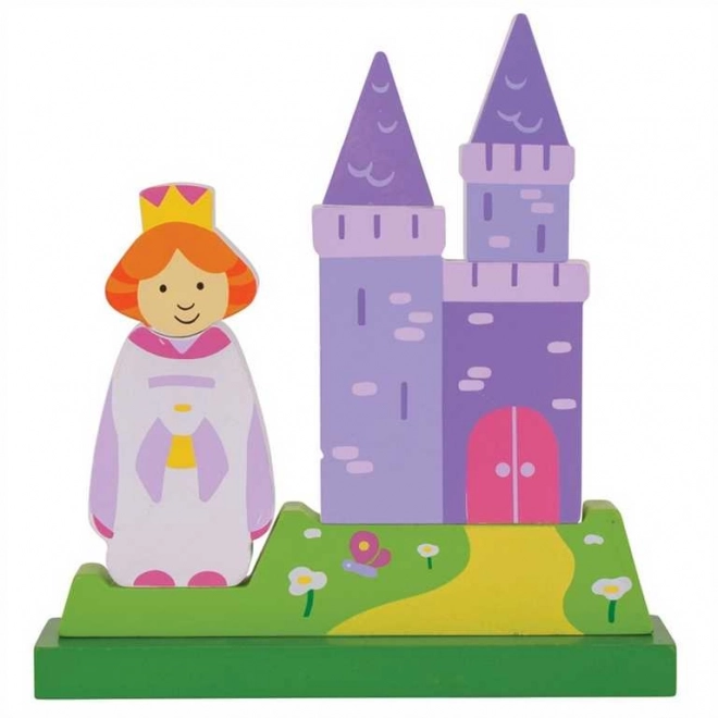 Magnetisches Vertikal-Puzzle Schloss von Bigjigs Toys