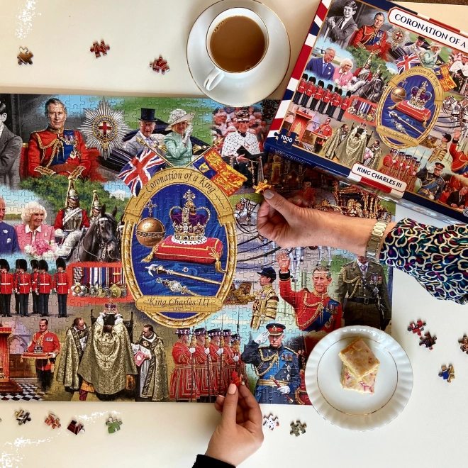 Gibsons Puzzle Krönung des Königs 1000 Teile