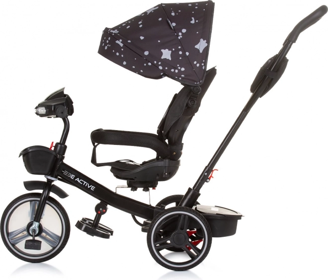 Chipolino Dreirad mit Verdeck Be Active 2-in-1 Obsidian