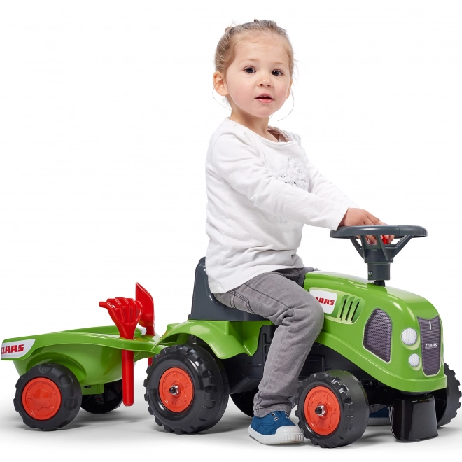 Falk Lauflernwagen Baby Claas mit Anhänger