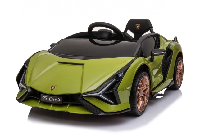 Lamborghini SIAN Kinderauto mit Batterie und Fernbedienung – Grün