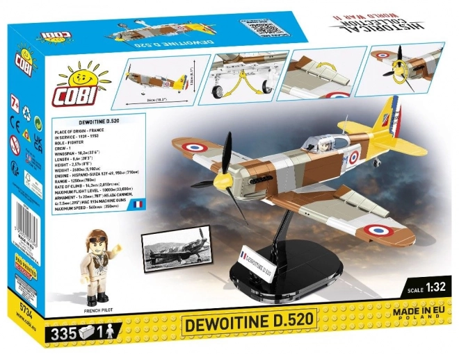 Cobi Dewoitine D.520 Modellbausatz