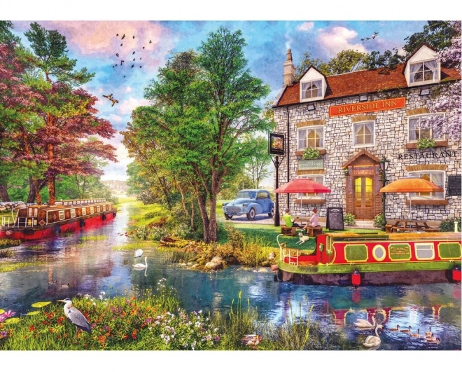 Gibsons Puzzle Hotel Riverside Inn 1000 Teile