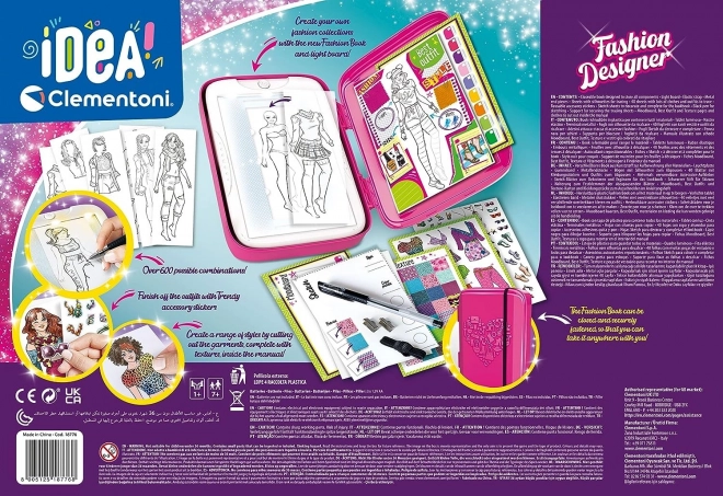 Clementoni Kreativset Modedesigner für Kinder