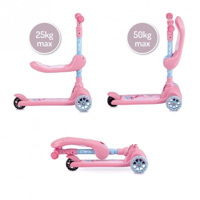 2-in-1 Balancier-Roller MoMi Kiuru Rosa