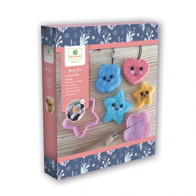 Kreative Filzset für Kawaii-Anhänger