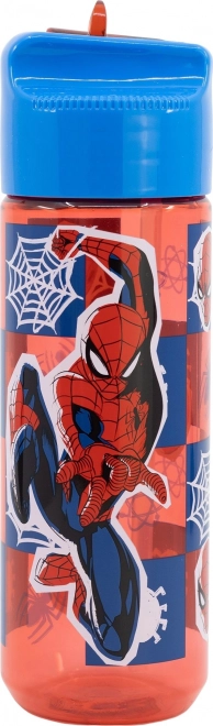 Trinkflasche Tritan mit Spiderman-Motiv, 540 ml